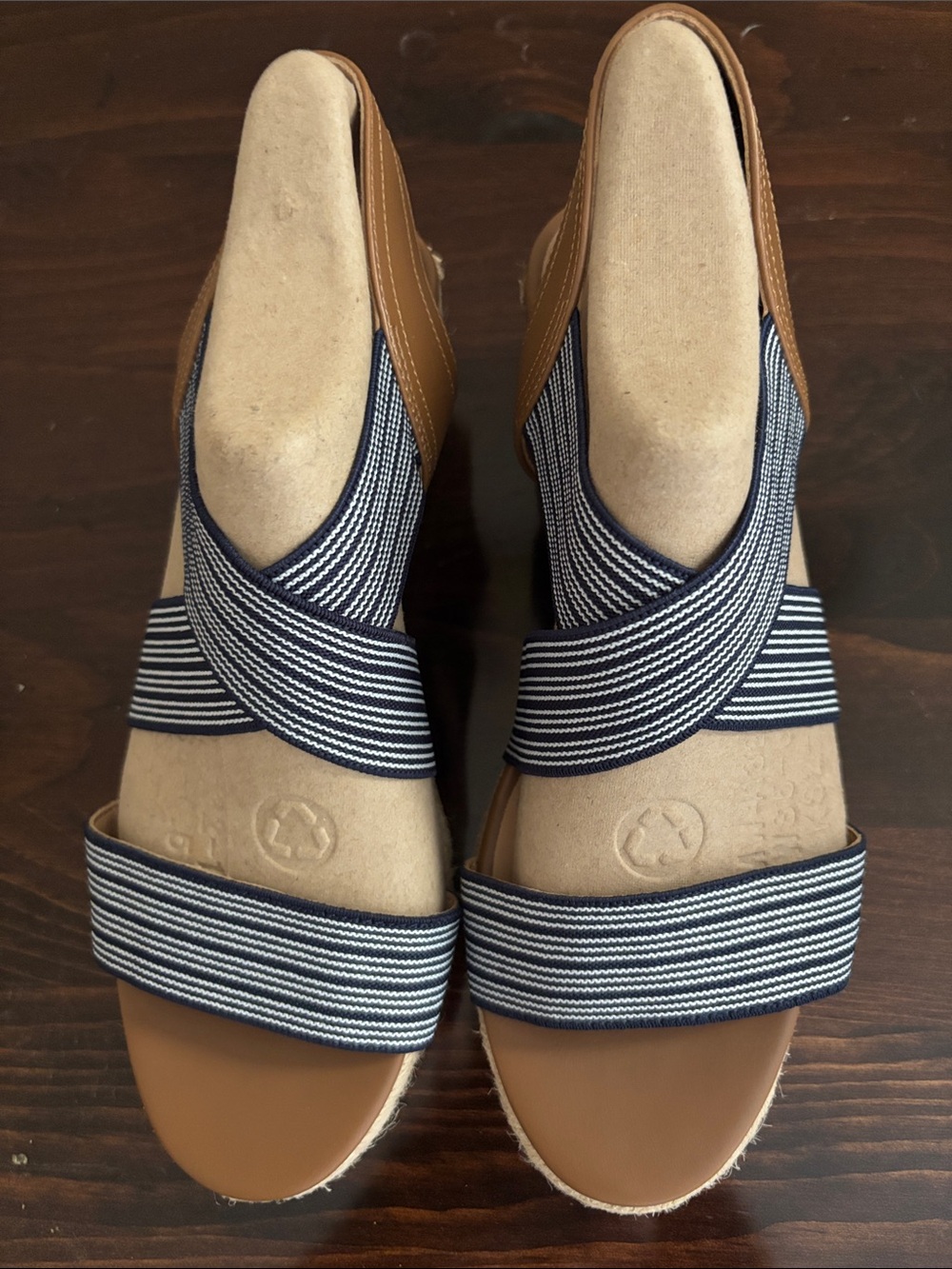 Women’s Market & Spruce Elastic Wedge Sandals, Size 6.5